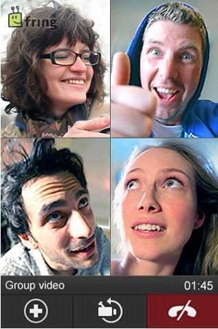 Fring Fring Du chat audio et vidéo avec lapplication Fring