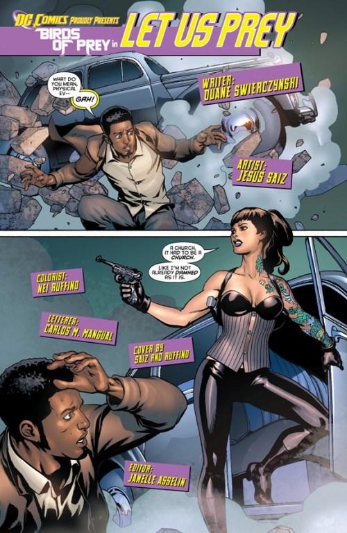 bop1 Birds of Prey #1: La Preview