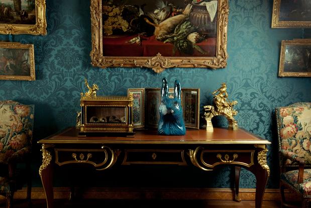 Sentinelle bleu de Prusse Exposition | Françoise Petrovich