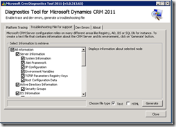 crmdiagtool201 2 thumb MSCRMTools, une suite d’outils pratiques pour CRM Dynamics 2011