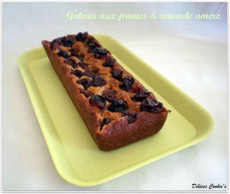 Gâteau aux prunes & amande amère Gâteau aux prunes & amande amère 1