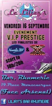 ☆ ★ LILJAY's RHUMERIE - Présence finalistes X-FACTOR et de la NOUVELLE STAR