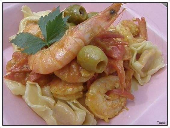 Crevettes à l'orientale Crevettes à l'orientale