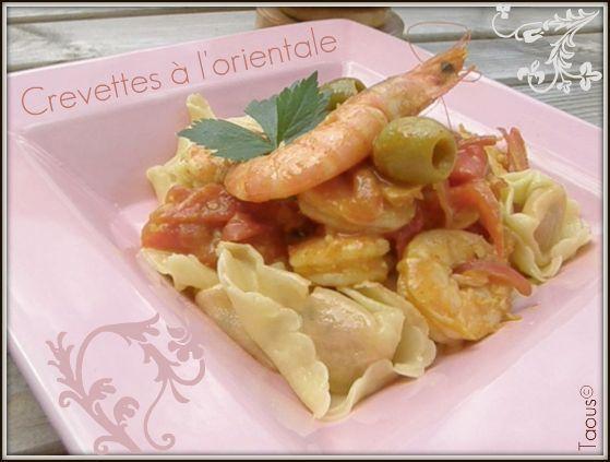 Crevettes à l'orientale Crevettes à l'orientale