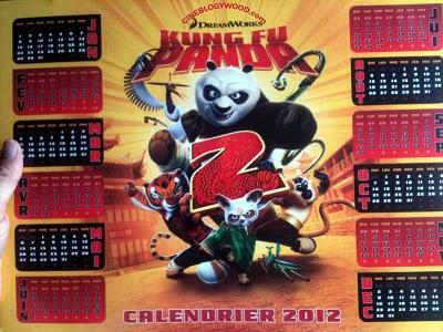 Kung Fu Panda 2 : calendrier collector