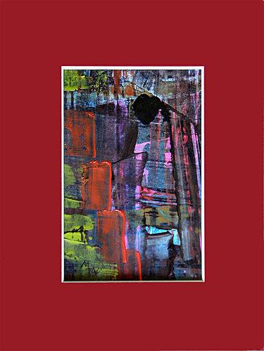 N°19 - Assis sur les marches - ©2011Marie Bazin - Reproduction interdite - Acrylique, encre sur papier - Passe partout 18x24 / dessin 10x15 N°19 - Assis sur les marches - ©2011Marie Bazin - Reproduction interdite