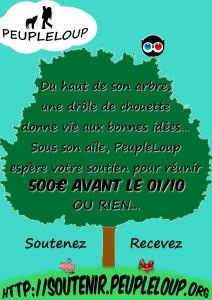 2flyersulule Un flyer pour le pari ulule de peupleloup