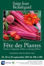Sortir : La Fête des Plantes, Fruits et Légumes d’hier et d’aujourd’hui à St-Jean-de-Beauregard, les 24 25 & 26 Septembre 2011