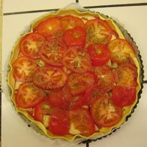 La Recette du cahier de Mélody : la tarte aux tomates et au cantal