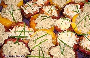Pêches farcies au thon ou au surimi pechesthon.jpg