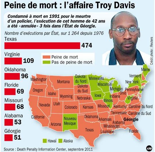 Un réveil de ce matin spécial, dédié à Troy Davis – Ray Charles – Georgia on my mind