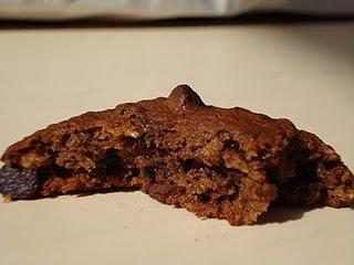 Cookies cacao et pépites de choco, avec des lentilles dedans!