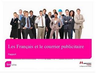 Le slide du jeudi : Rapport TNS Sofres - Les français et le courrier publicitaire à l'ère du digital
