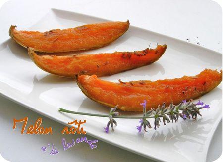 Déclinaison autour du melon melon rôti à la lavande (scrap3)