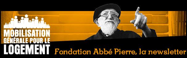 Fondation Abbé Pierre, la newsletter