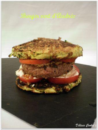 Burger vert d'Audrée burger 1