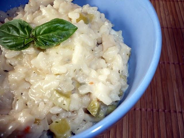 Risotto aux calamars et aux courgettes Risotto aux calamars et aux courgettes