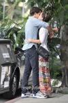Le baiser d'Emma Watson et Johnny Simmons 
