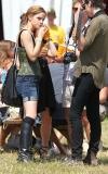 Emma Watson et Geroges Craig en plein festival de musique