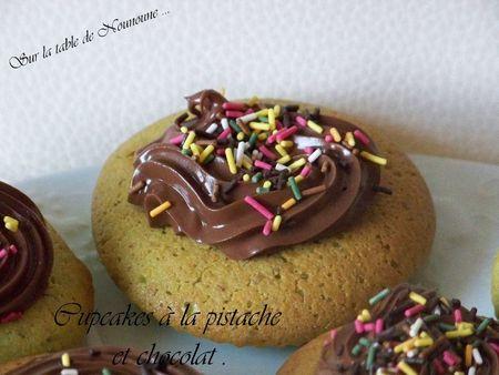 Cupcakes à la pistache et chocolat 2