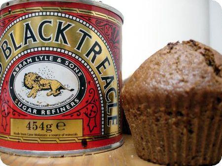 black treacle muffins