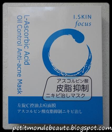 Masque en tissu anti-sébum anti-acné