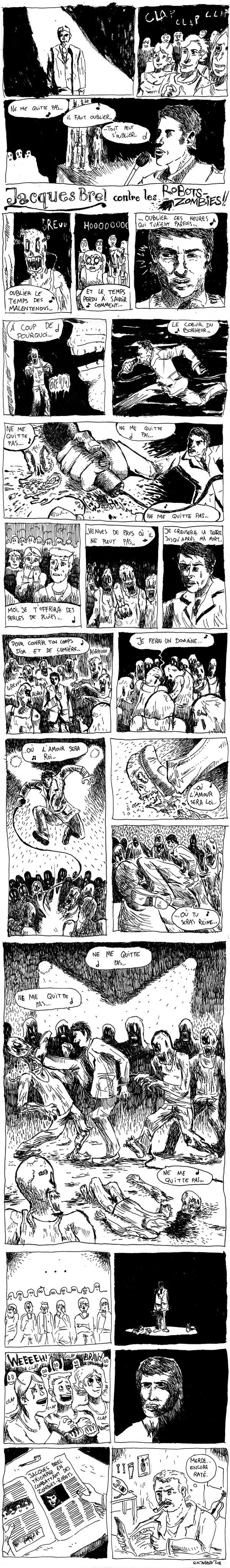 Jacques Brel contre les Robots-Zombies