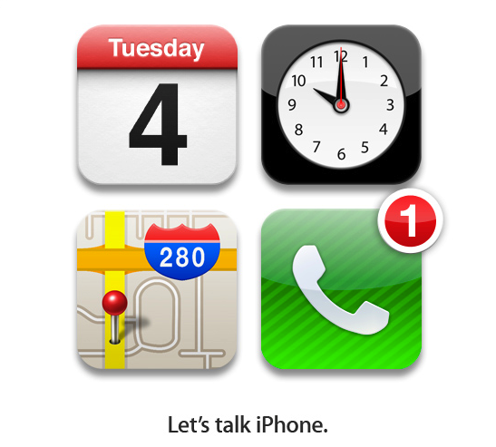 invitation invitation Special Event le 4 Octobre, cest officiel : Lets Talk iPhone