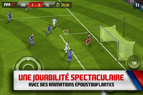 FIFA 12 disponible sur iPhone, iPod Touch et iPad