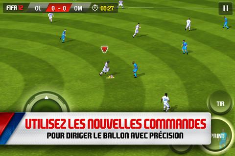 FIFA 12 disponible sur iPhone, iPod Touch et iPad