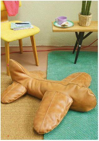 Poufs originaux pour les enfants avion Pakhuis oost