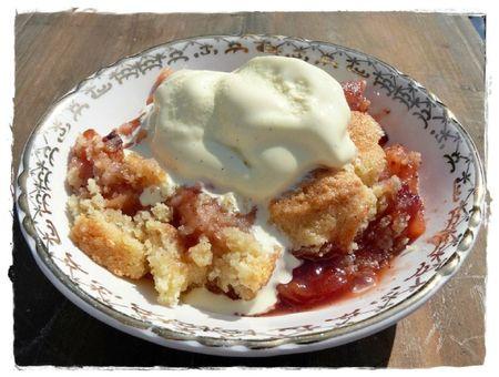 cobbler aux pêches de (presque) Jaimie Oliver P1070475