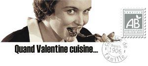 Mon nouveau partenaire : Quand Valentine cuisine Quand valentine cuisine