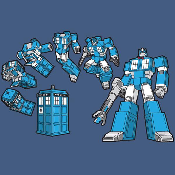 tardis prime t shirt by jason casteel gnd Un TARDIS transformer ?