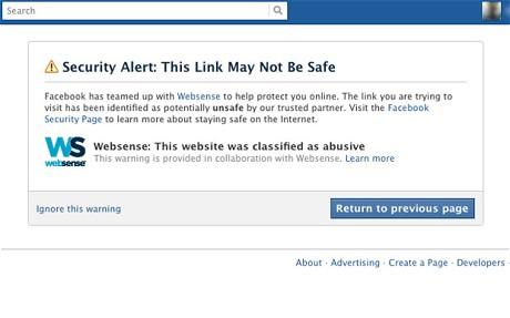 facebook-websense facebook websense Facebook scanne désormais les liens externes