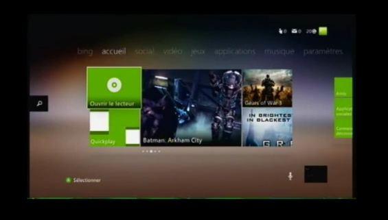 xbox n La mise à jour du dashboard Xbox 360 en vidéo !