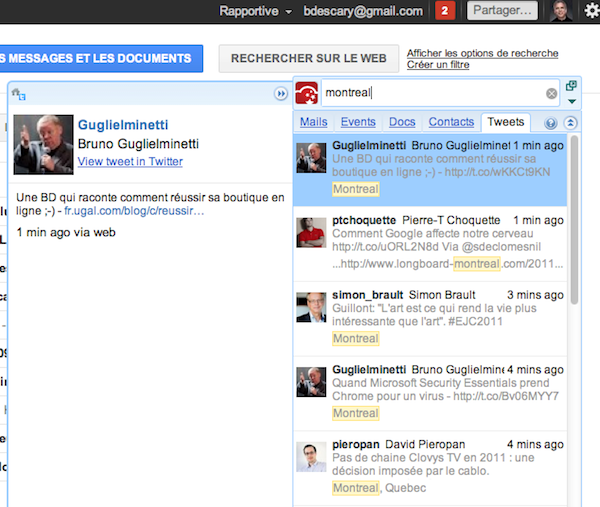 clowdmagic-twitter clowdmagic twitter CloudMagic recherche simultanément sur votre compte Gmail et Twitter