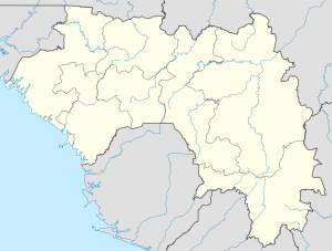Location map of Guinea