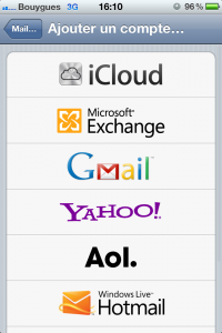 iOS 5: Hotmail sera intégré au client mail