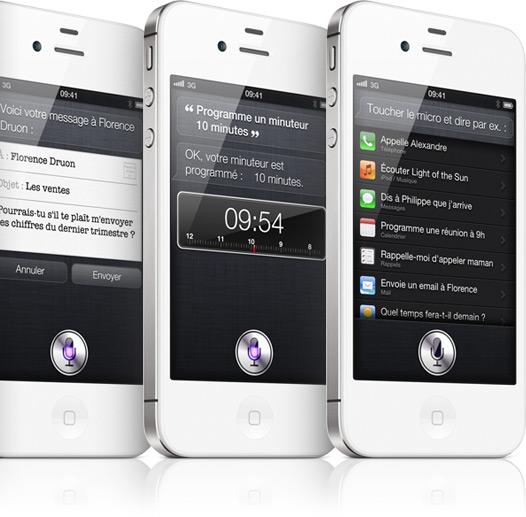 Siri, l’exclusivité de l’iPhone 4S