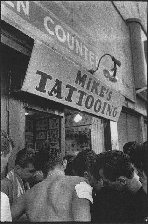 Brooklyn teen gang, 1959 Mikes-tattooing-520x785