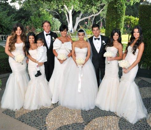 Inspiration Mariage… Les robes de mariée de Kim Kardashian!