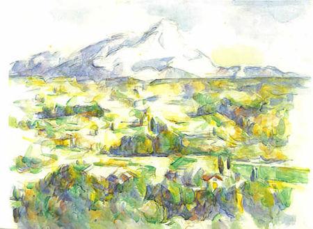 Sainte victoire stevicaquarelle