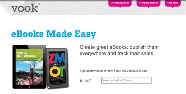 Vook - Easy eBook Publishing Platform Vook : revirement stratégique pour l’éditeur numérique