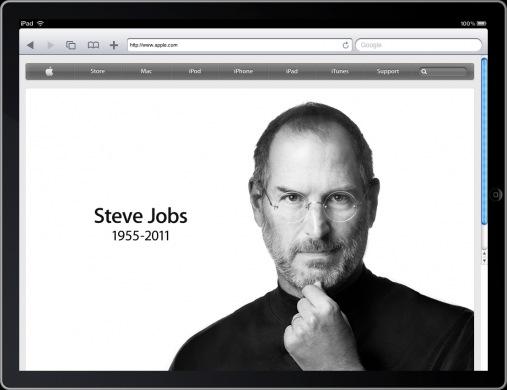Apple Steve Jobs 1955-2011 Steven P. Jobs est décédé: Paix à son âme…
