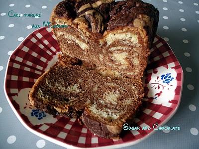 Cake marbré aux Michoko