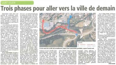 L'acces Ouest de St Julien - une ouverture d'esprit? Messager-111106.JPG