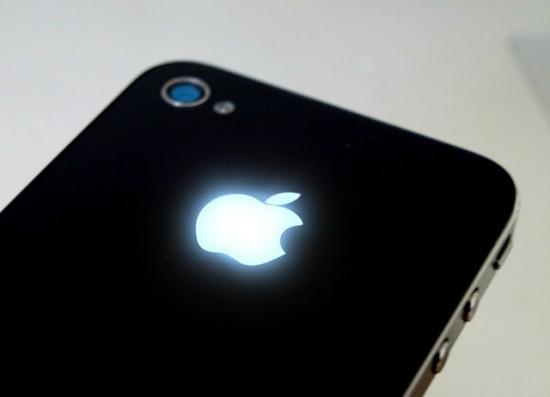 Image iphone glowing apple logo 550x397   iPhone Apple Glow Mod
