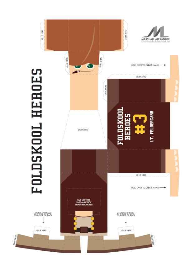 Blog_Paper_Toy_papertoys_Foldskool_Heroes_template_LT_Felgercarb_prev Foldskool Heroes – Marshall Alexander (x13)