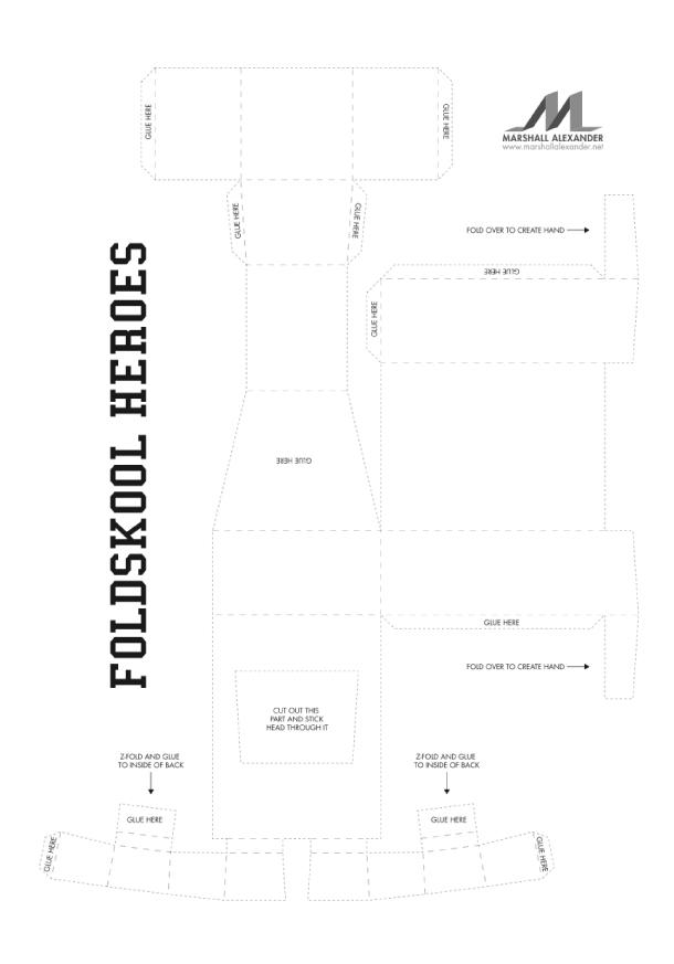 Blog_Paper_Toy_papertoys_Foldskool_Heroes_template_blank_prev Foldskool Heroes – Marshall Alexander (x13)